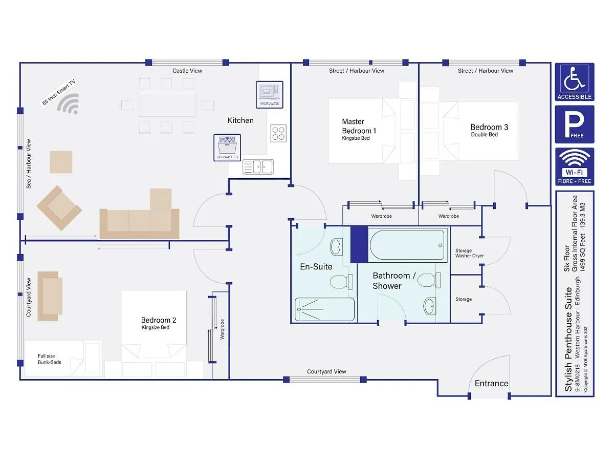 Apartment Stylish Penthouse Suite Edinburgh