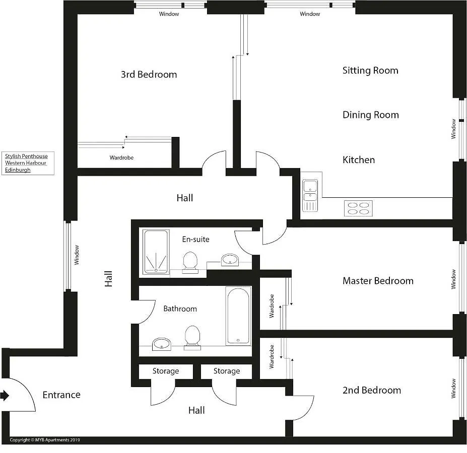 Stylish Penthouse Suite Edinburgh United Kingdom